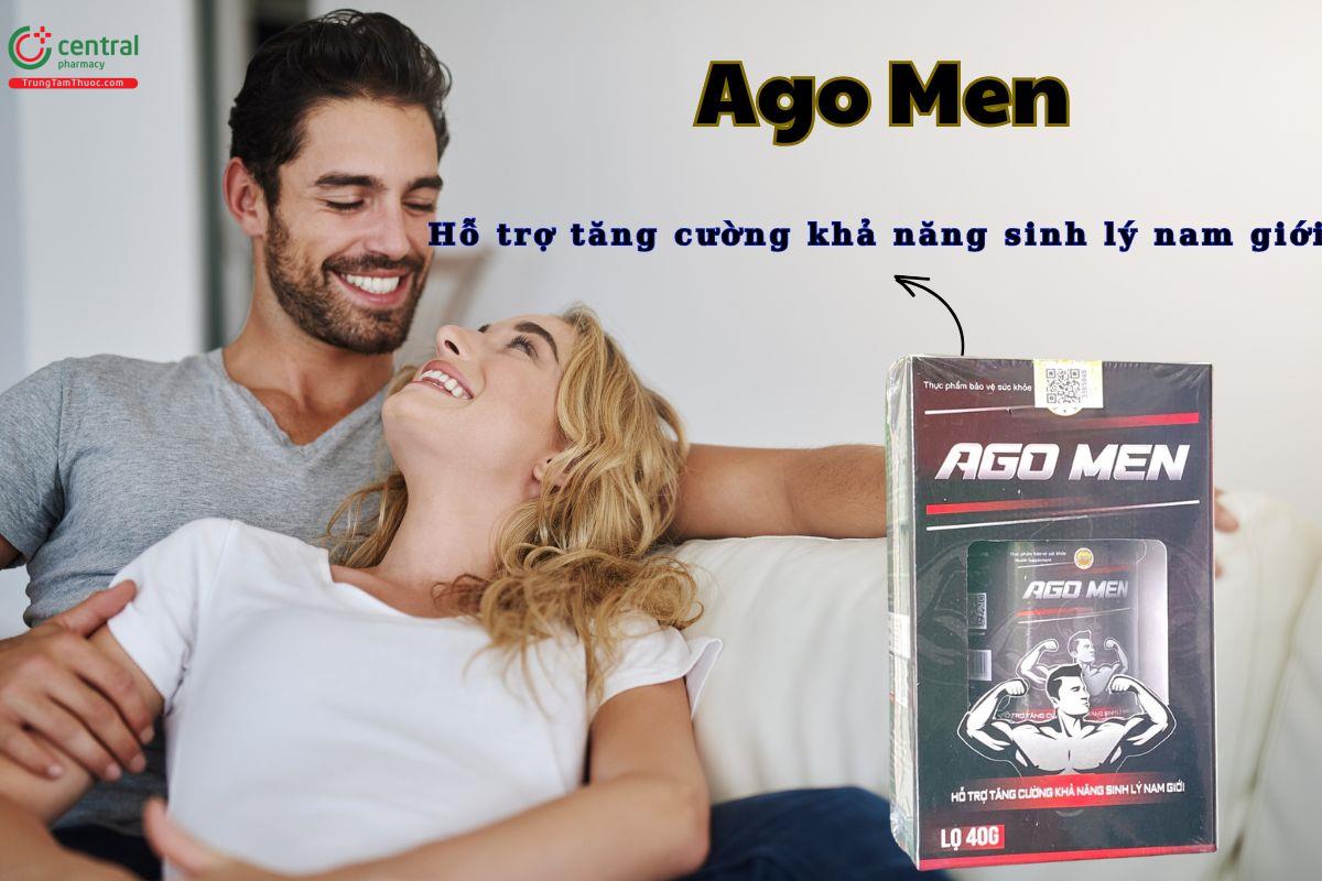 Viên uống Ago Men giúp tăng cường sinh lý, ngừa mãn dục sớm ở nam giới