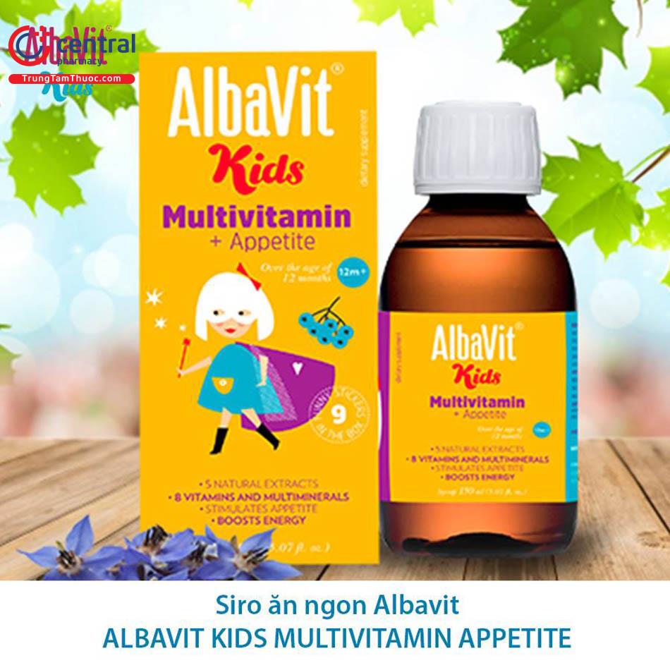 Hình 2: Hình ảnh của Albavit kids multivitamin + Appetite