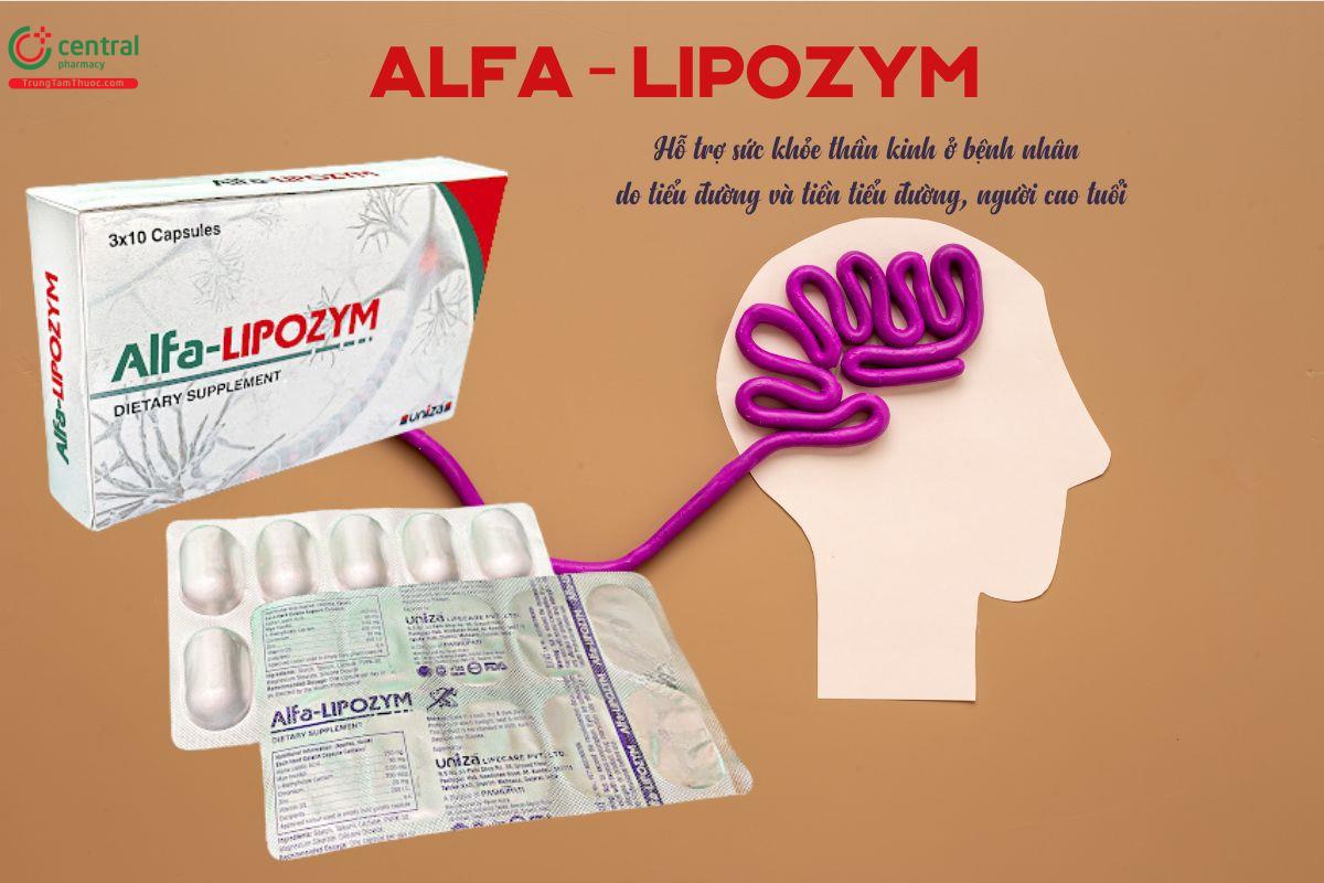 Alfa-LIPOZYM - Giảm tổn thương thần kinh do đái tháo đường