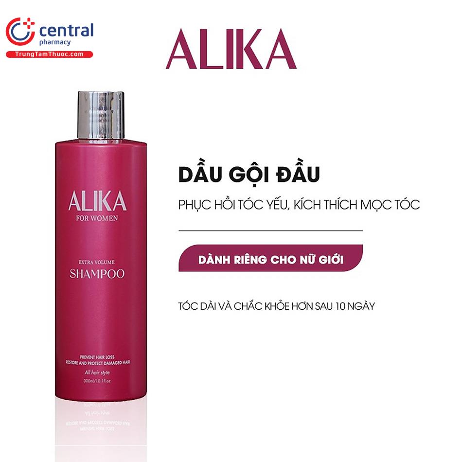 Sản phẩm dầu gội Alika for Women.