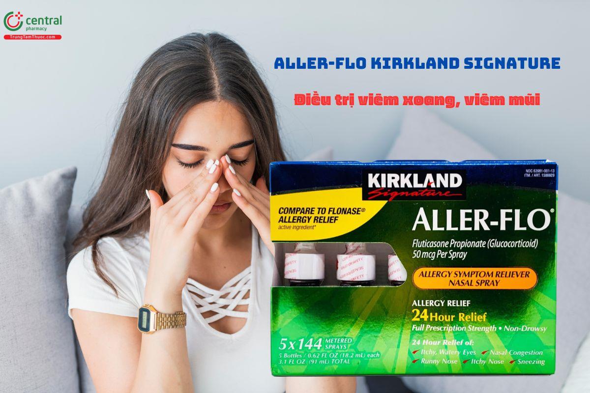 Thuốc xịt mũi Aller-Flo Kirkland điều trị viêm xoang, viêm mũi dị ứng