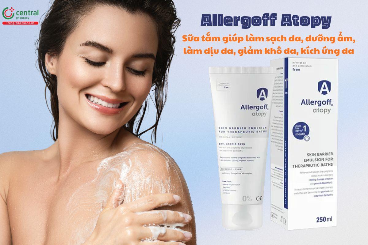 Sữa tắm Allegoff Atopy 250ml giúp dưỡng ẩm, làm sạch da, giảm kích ứn
