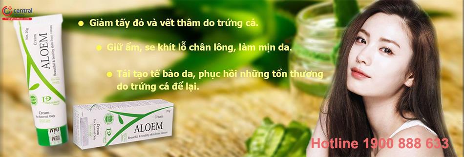 Tác dụng của Aloem Cream