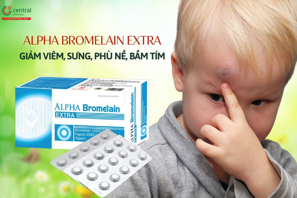 Công dụng Alpha Bromelain Extra