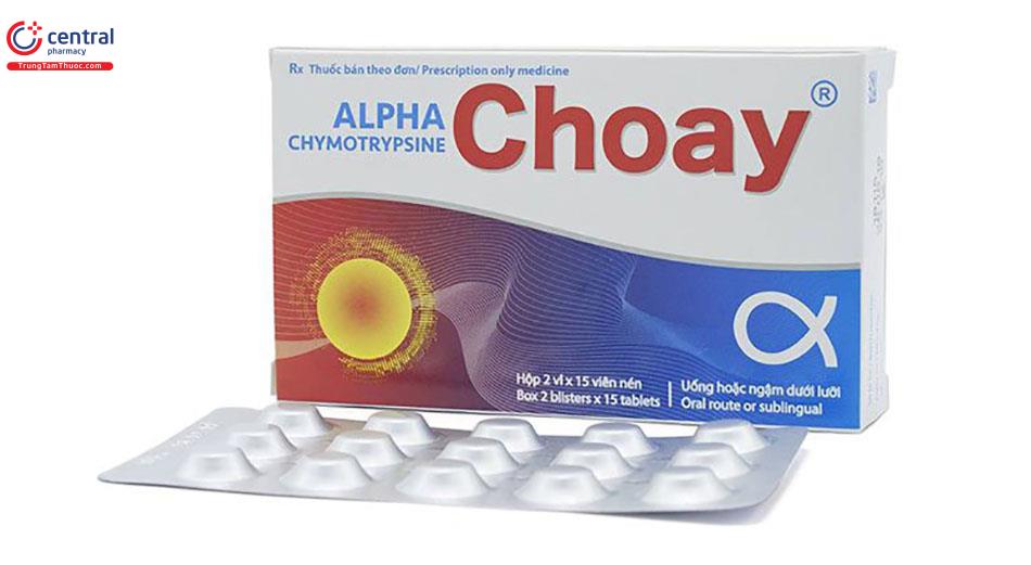 Thuốc tan máu bầm Alpha Choay 