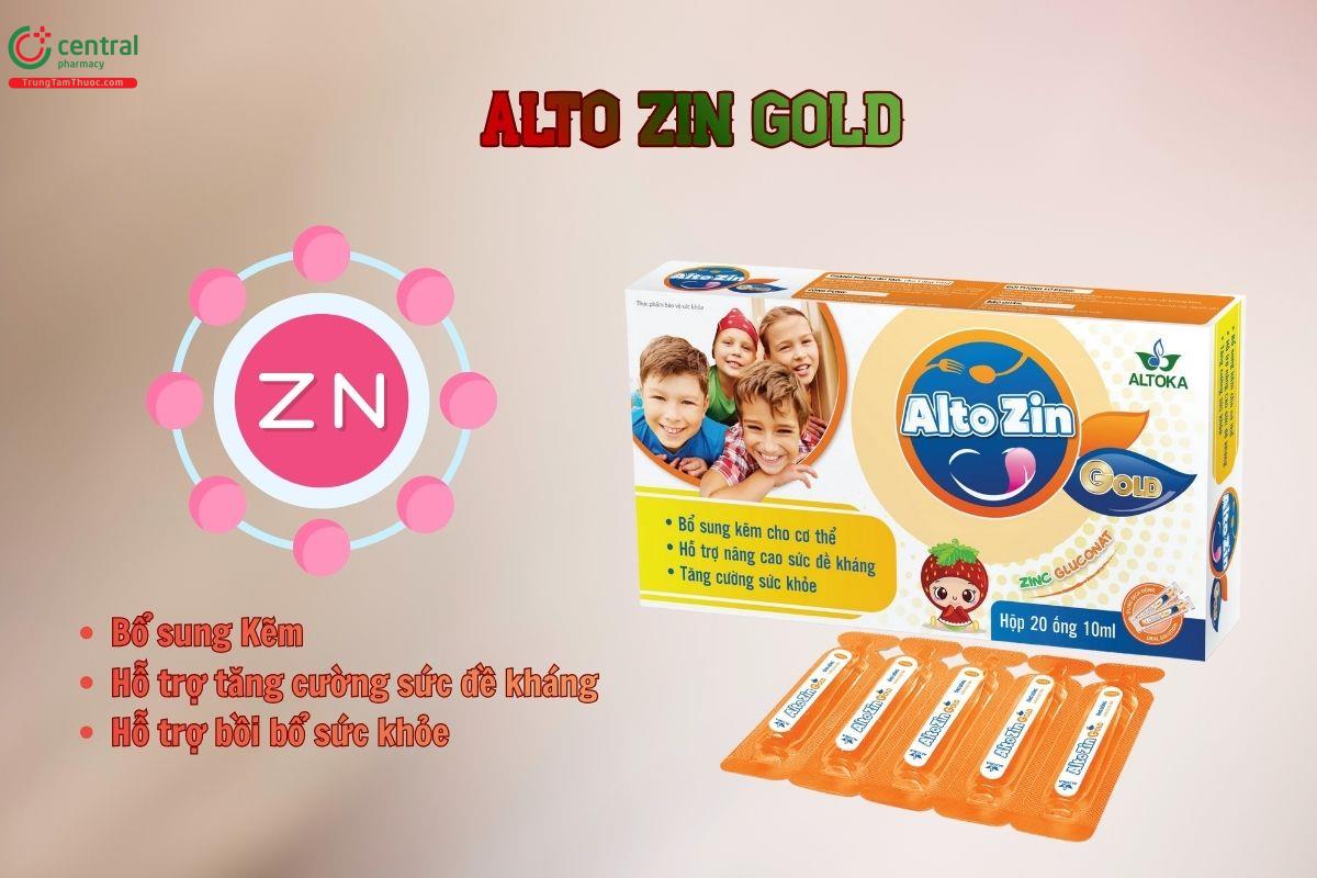 Alto Zin Gold - Bổ sung kẽm, giúp nâng cao sức đề kháng