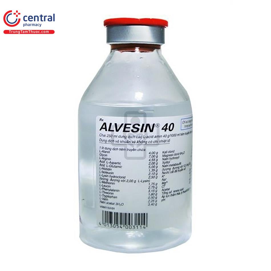 Dịch truyền tĩnh mạch Alvesin 40