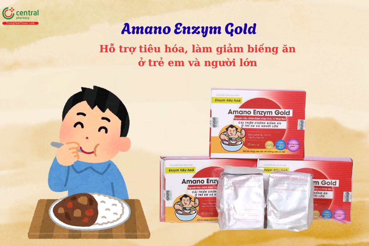 Amano Enzym Gold giúp ăn ngon miệng, cải thiện biếng ăn