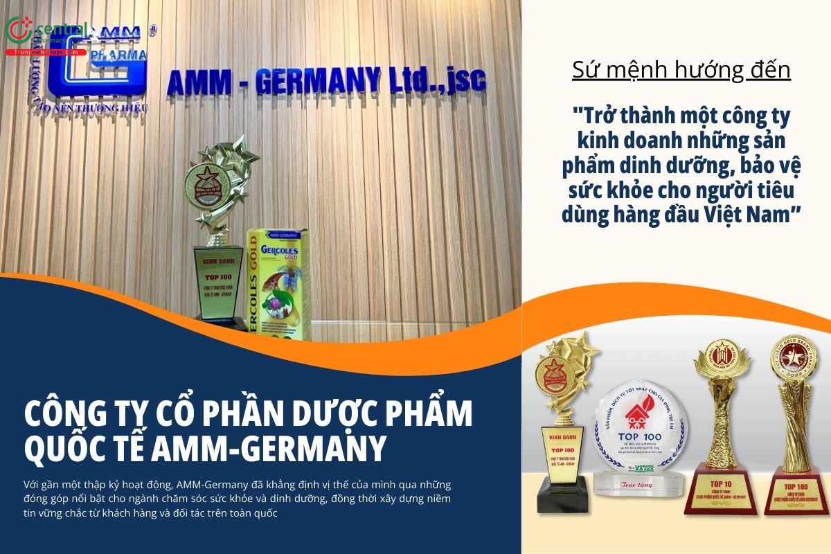 Công Ty Cổ Phần Dược Phẩm Quốc Tế AMM-Germany tiên phong dược phẩm chất lượng tại Việt Nam