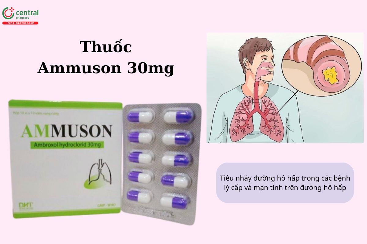 Chỉ định của thuốc Ammuson 30mg