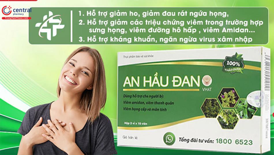 Có An Hầu Đan - Không lo viêm amidan