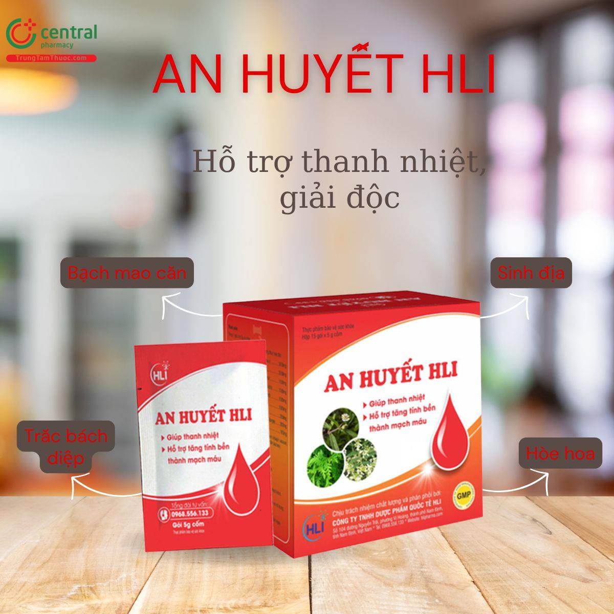 An Huyết Hli hỗ trợ tăng tính bền cho thành mạch 