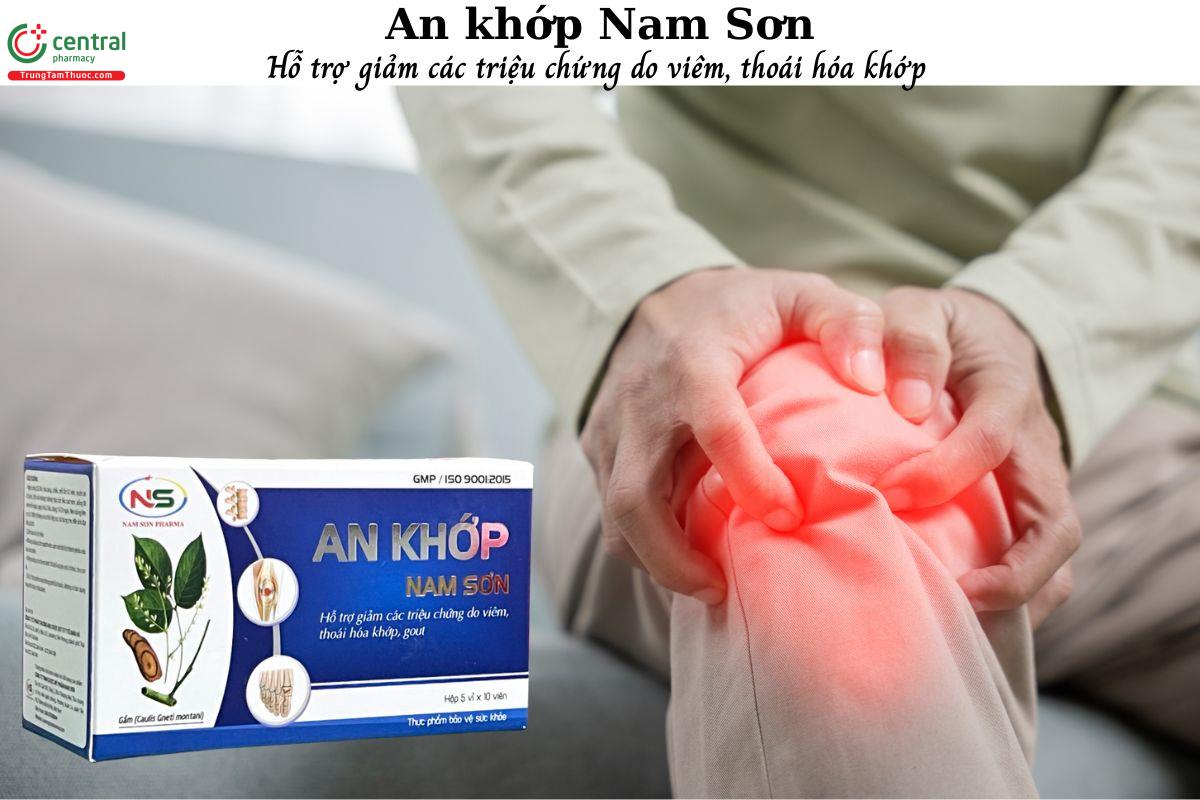 An Khớp Nam Sơn - hỗ trợ giảm các triệu chứng do viêm, viêm, thoái hóa khớp