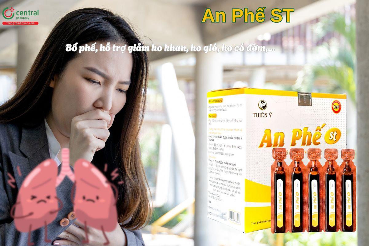 An Phế ST giúp bổ phế, hỗ trợ giảm ho
