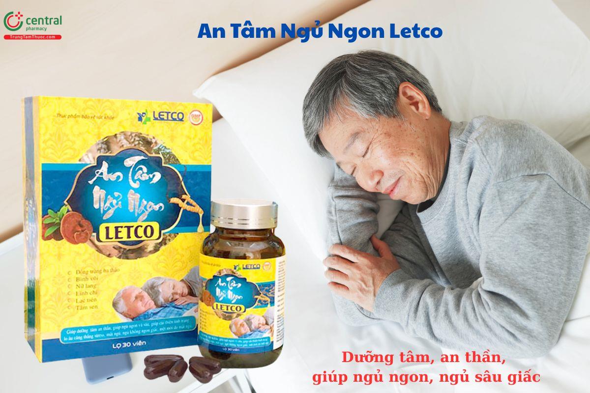 An Tâm Ngủ Ngon Letco giúp ngủ ngon, ngủ sâu, giảm mệt mỏi