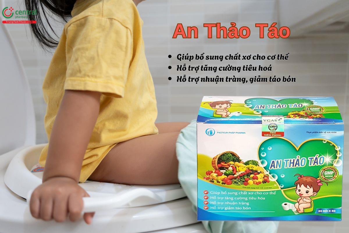 An Thảo Táo giúp hỗ trợ nhuận tràng, giảm táo bón