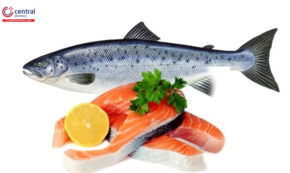 Cá hồi - một loại cá giàu hàm lượng DHA và EPA