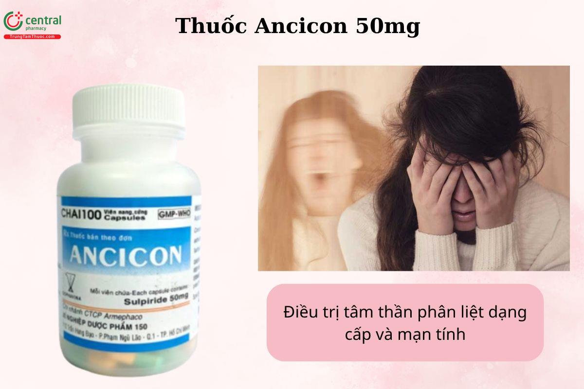 Chỉ định của thuốc Ancicon 50mg