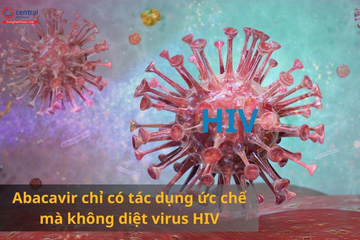 Abacavir điều trị nhiễm HIV ở người lớn, trẻ vị thành niên và trẻ em trên 3 tháng tuổi