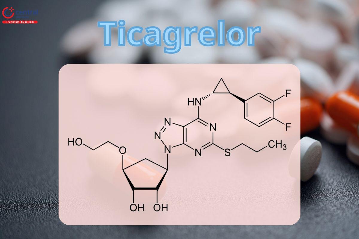 Công thức cấu tạo của Ticagrelor