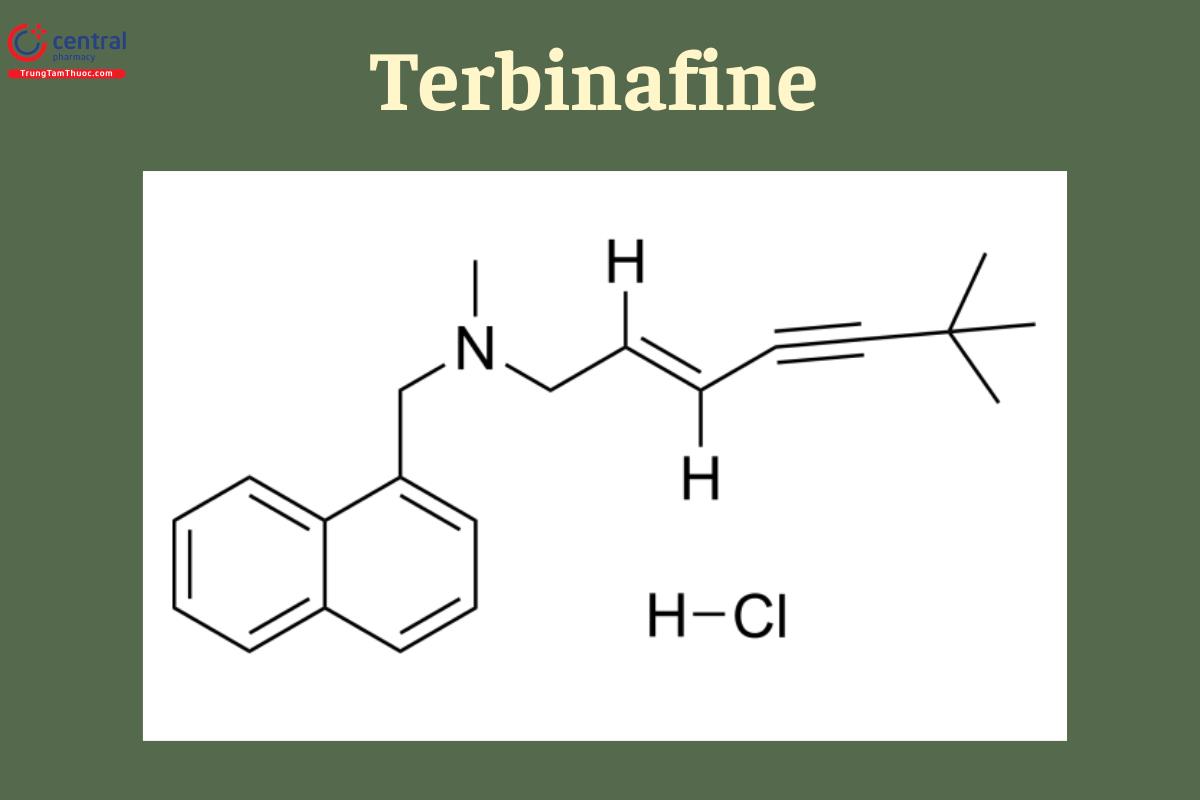 Công thức cấu tạo của Terbinafine