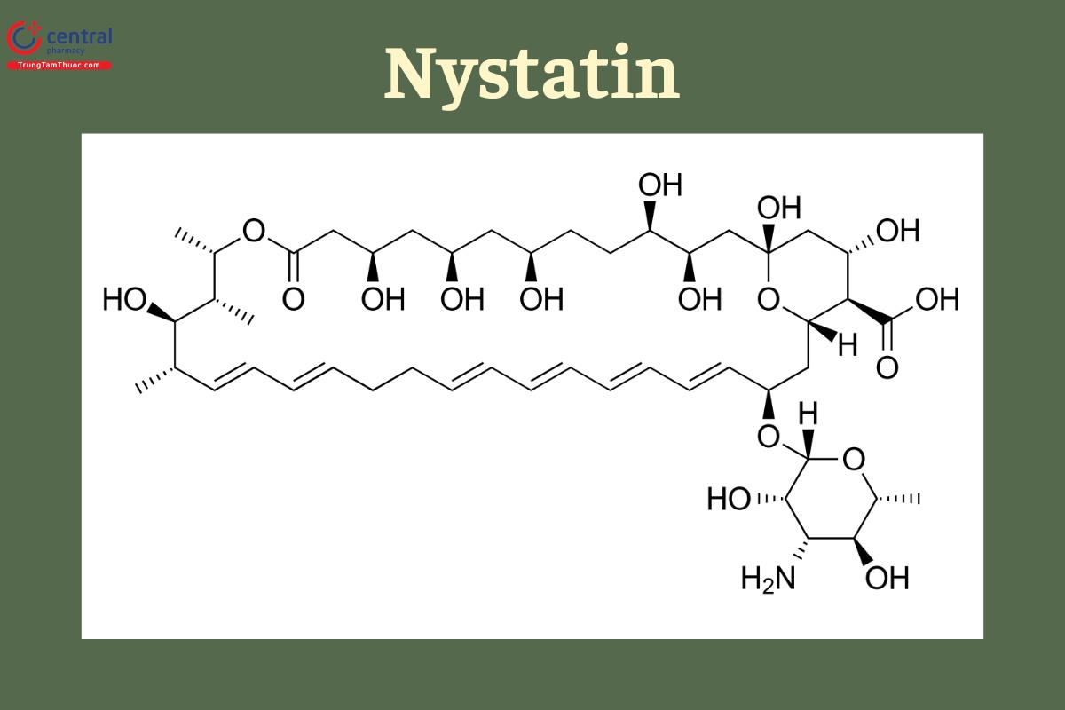 Công thức cấu tạo của Nystatin 