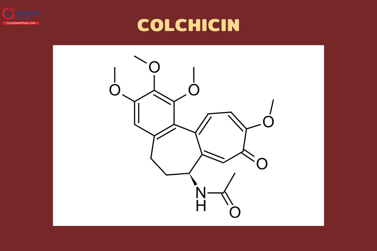 Công thức cấu tạo của Colchicin