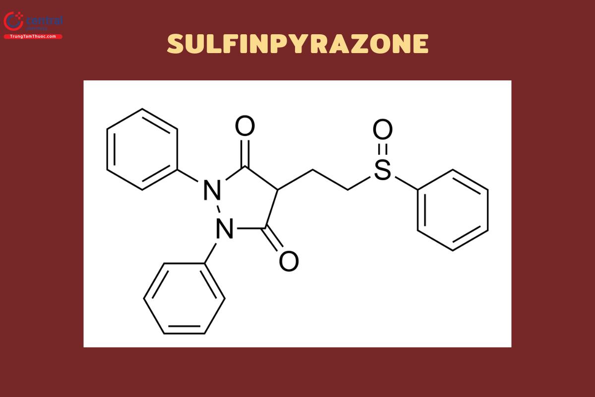 Công thức cấu tạo của Sulfinpyrazon