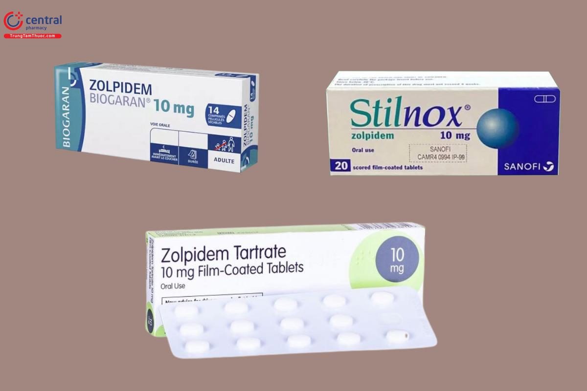 Một số sản phẩm chứa hoạt chất Zolpidem