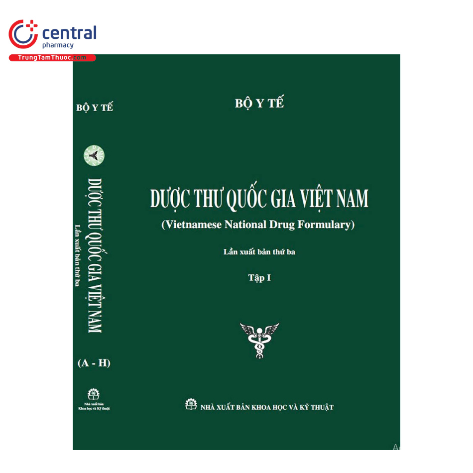 Hình 1: Dược thư Quốc Gia Việt Nam 2022 xuất bản lần thứ 3