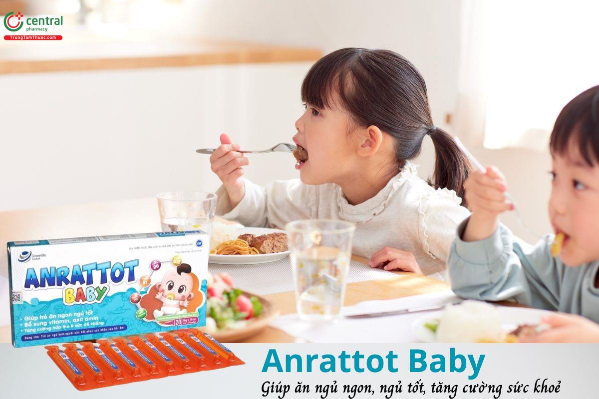 Anrattot Baby - Giúp ăn ngủ ngon, tăng cường sức khỏe