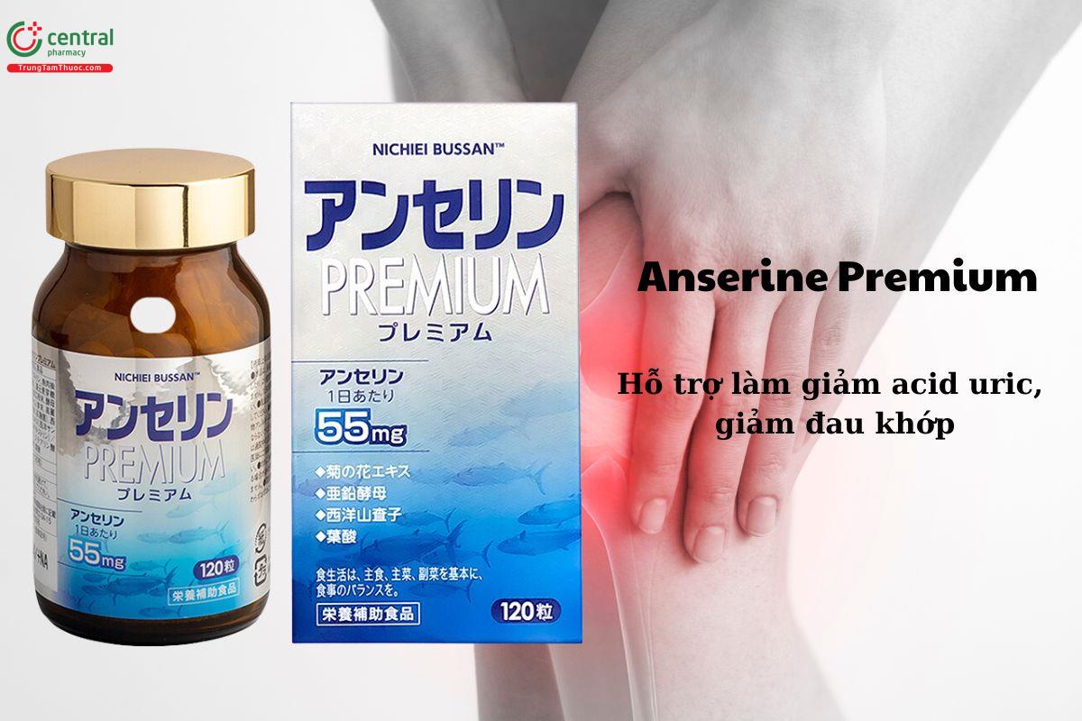 Anserine Premium giảm acid uric, hỗ trợ điều trị bệnh gout