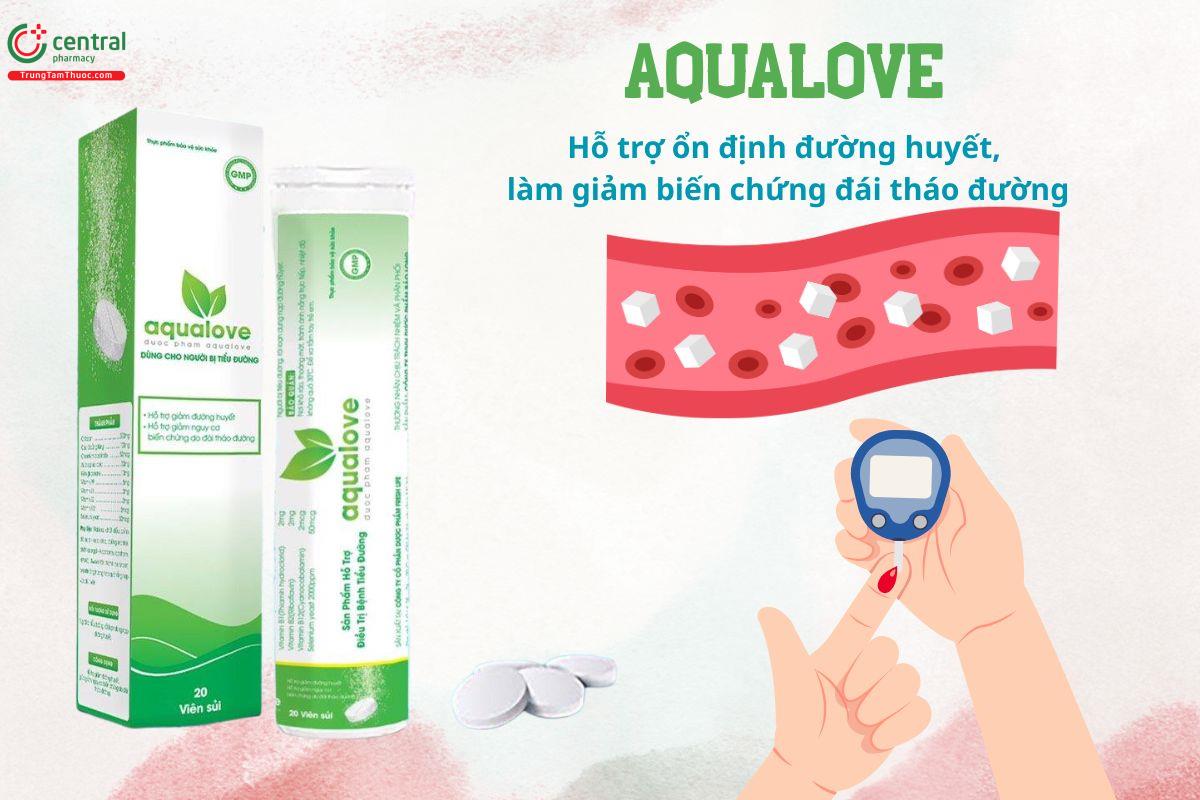 Aqualove - Ổn định đường huyết cho người bị tiểu đường
