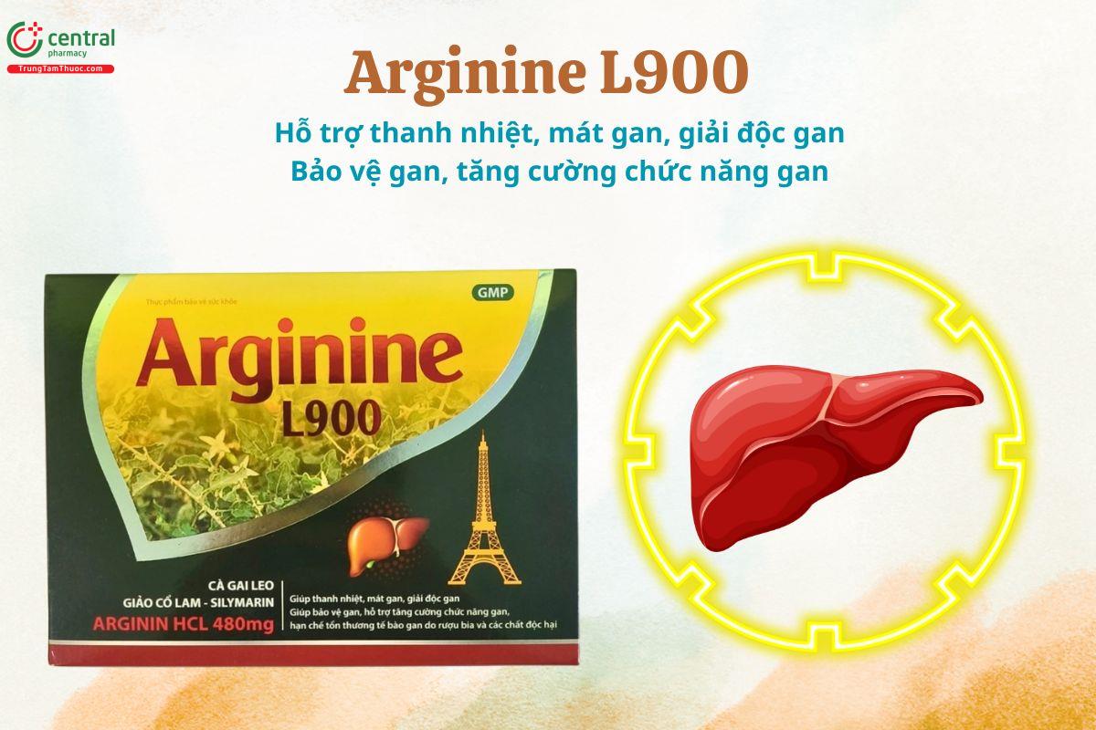 Arginine L900 hỗ trợ bổ gan, bảo vệ gan, tăng cường chức năng gan