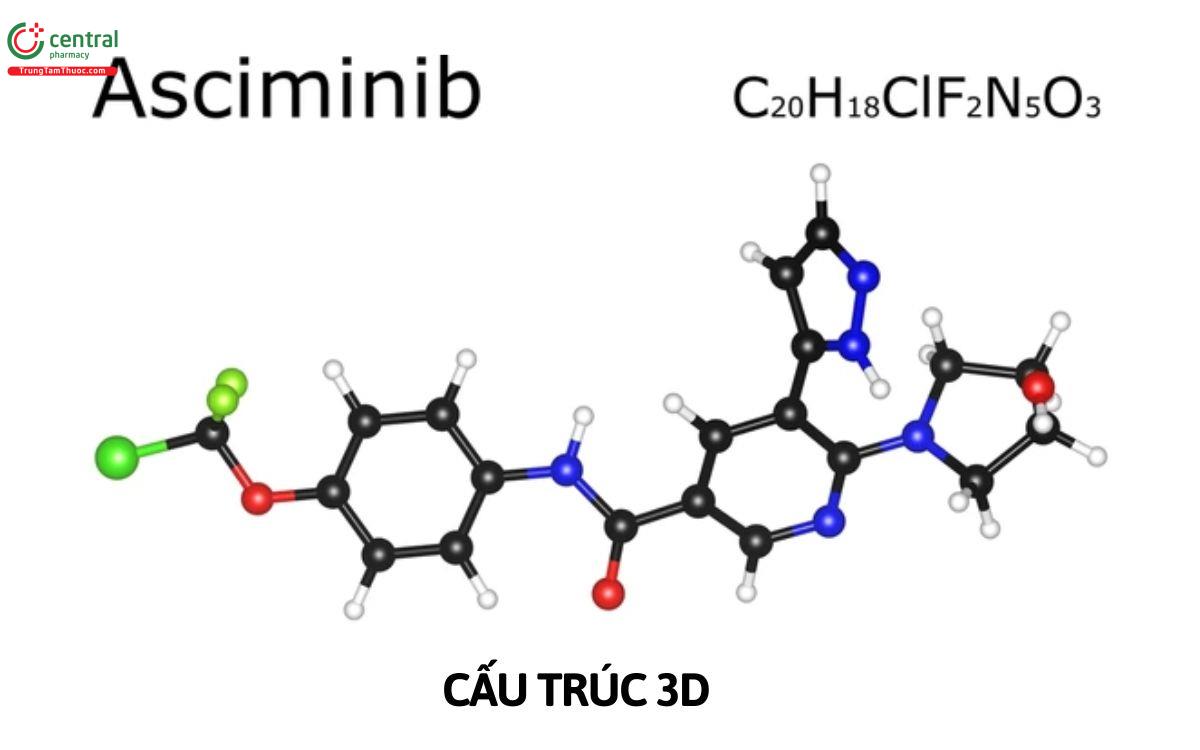 Cấu trúc 3D của Asciminib