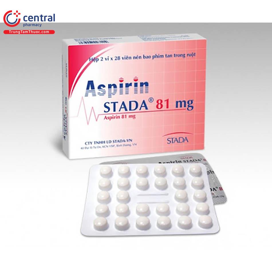 Thuốc Aspirin Stada 81mg
