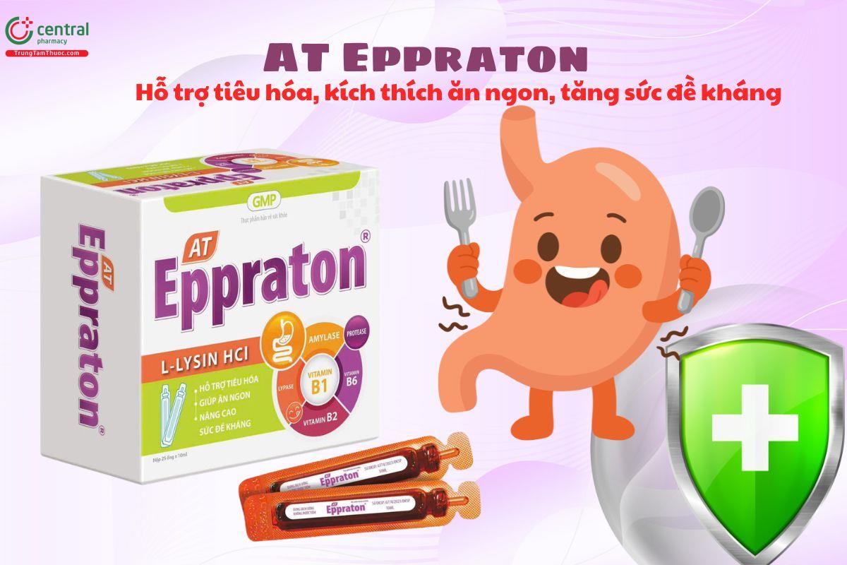 AT Eppraton hỗ trợ tiêu hóa, kích thích ăn ngon, tăng sức đề kháng