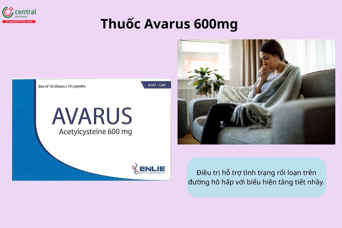 Chỉ định của thuốc Avarus 600mg