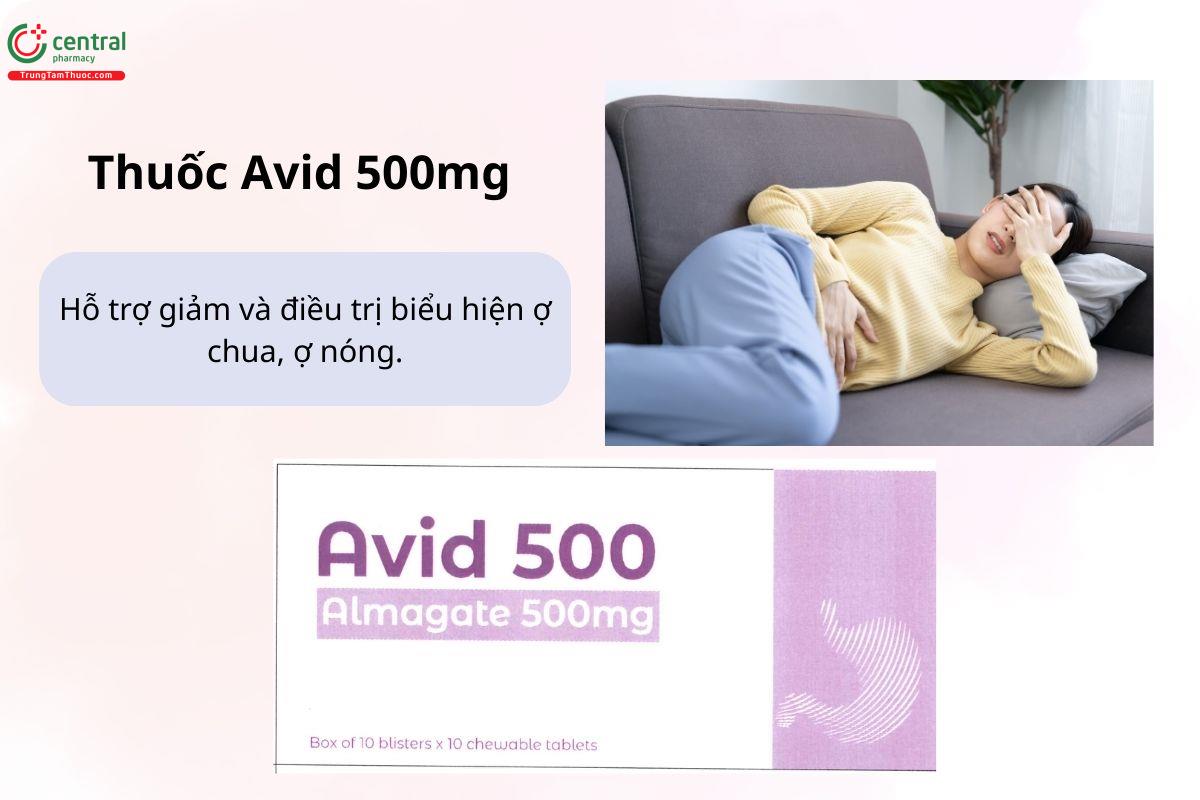 Chỉ định của thuốc Avid 500mg