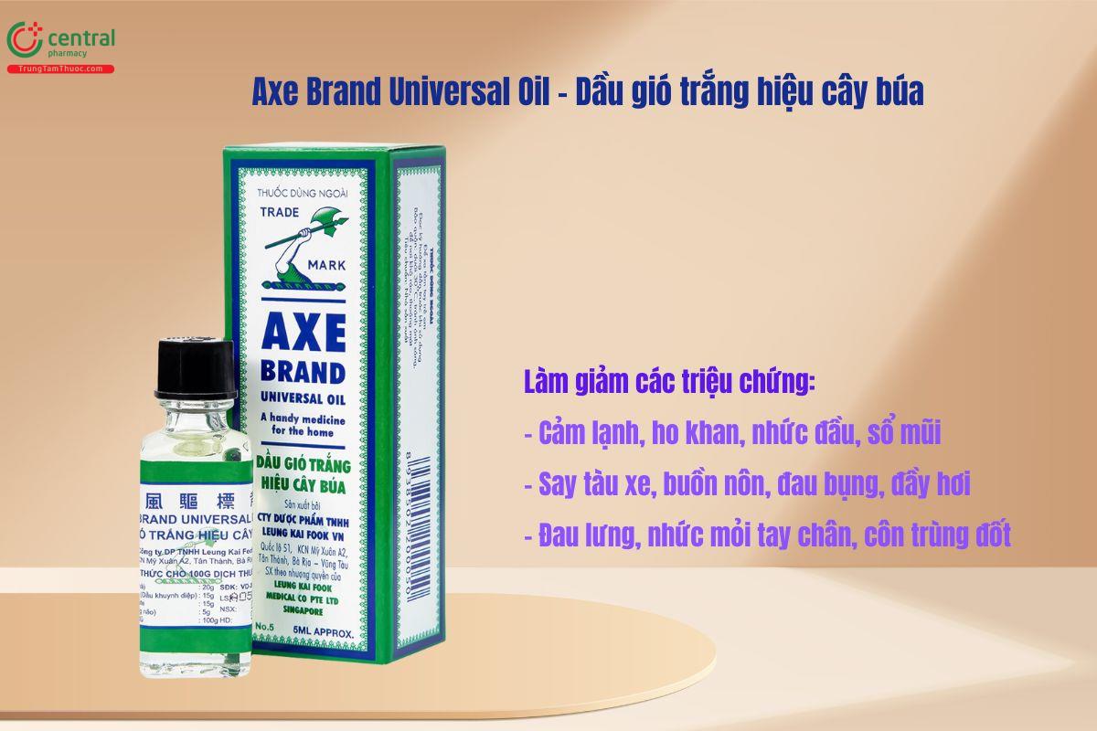 Axe Brand Universal Oil - Dầu gió trắng hiệu cây búa 5ml