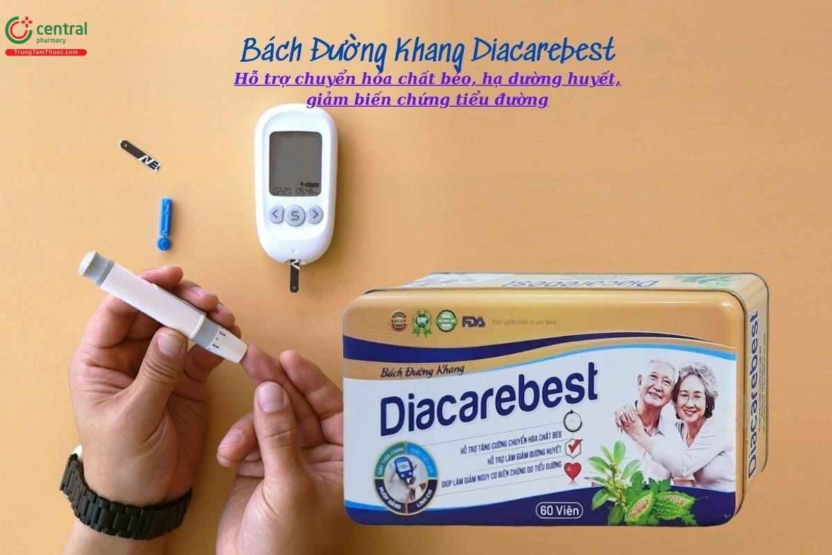 Thuốc Bách Đường Khang Diacarebest hỗ trợ hạ đường huyết