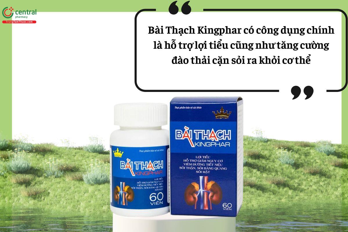 Công dụng của Bài Thạch Kingphar