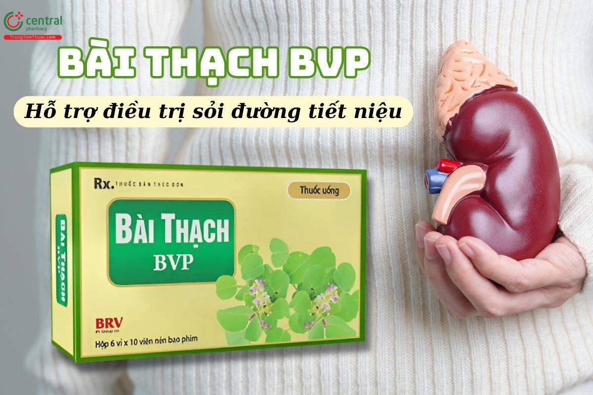 Thuốc Bài thạch BVP trị sỏi thận, sỏi bàng quang, sỏi niệu quản và sỏi mật