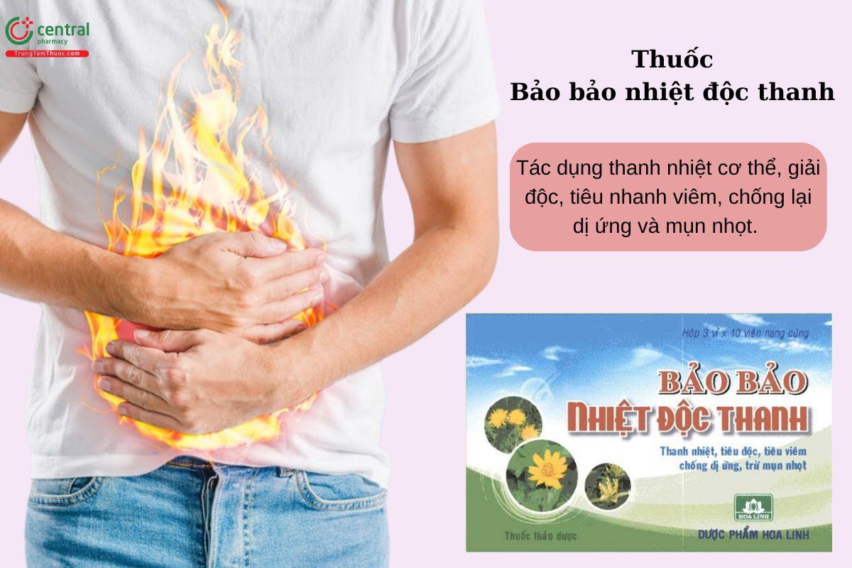 Chỉ định của thuốc Bảo bảo nhiệt độc thanh