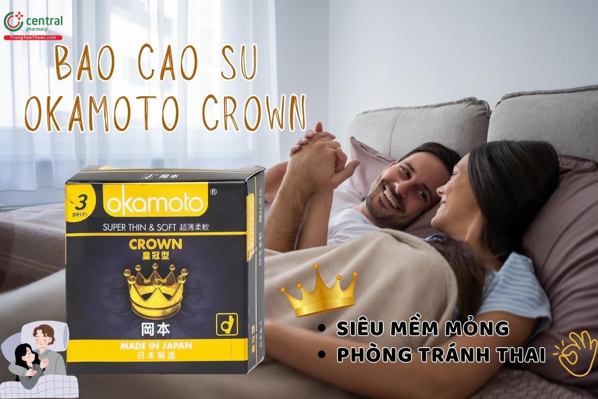 Bao cao su Okamoto Crown kéo dài thời gian thăng hoa của mọi cuộc yêu