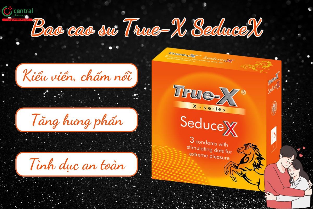 Bao cao su True-X SeduceX - Chấm nổi kích thích khoái cảm