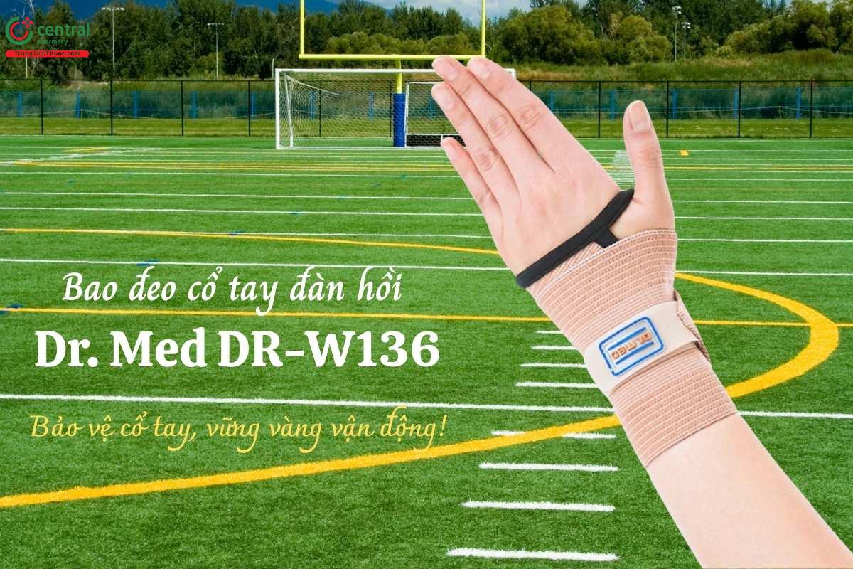 Bao đeo cổ tay đàn hồi Dr. Med DR-W136 - Bảo vệ cổ tay, vững vàng vận động!