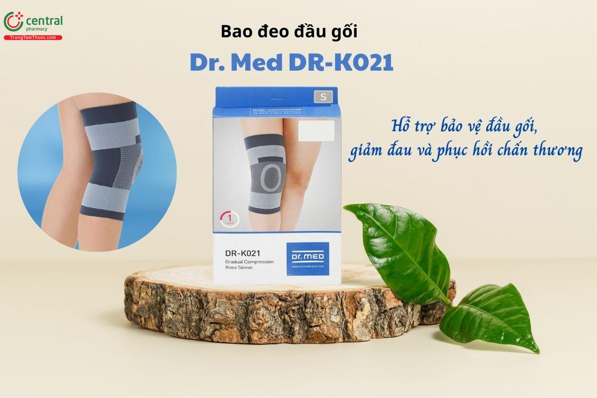 Bao đeo đầu gối Dr. Med DR-K021 - Hỗ trợ bảo vệ đầu gối,  giảm đau và phục hồi chấn thương