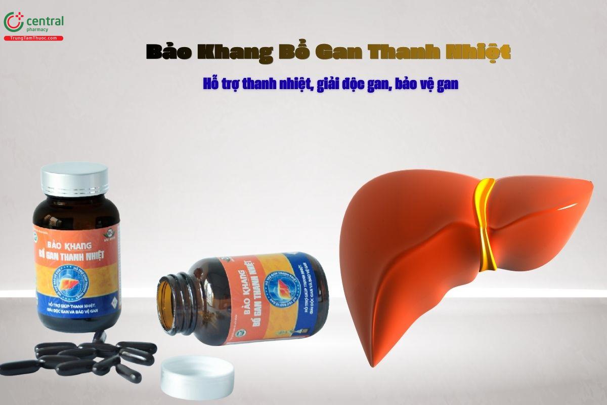 Bảo Khang Bổ Gan Thanh Nhiệt hỗ trợ thanh nhiệt, bảo vệ gan