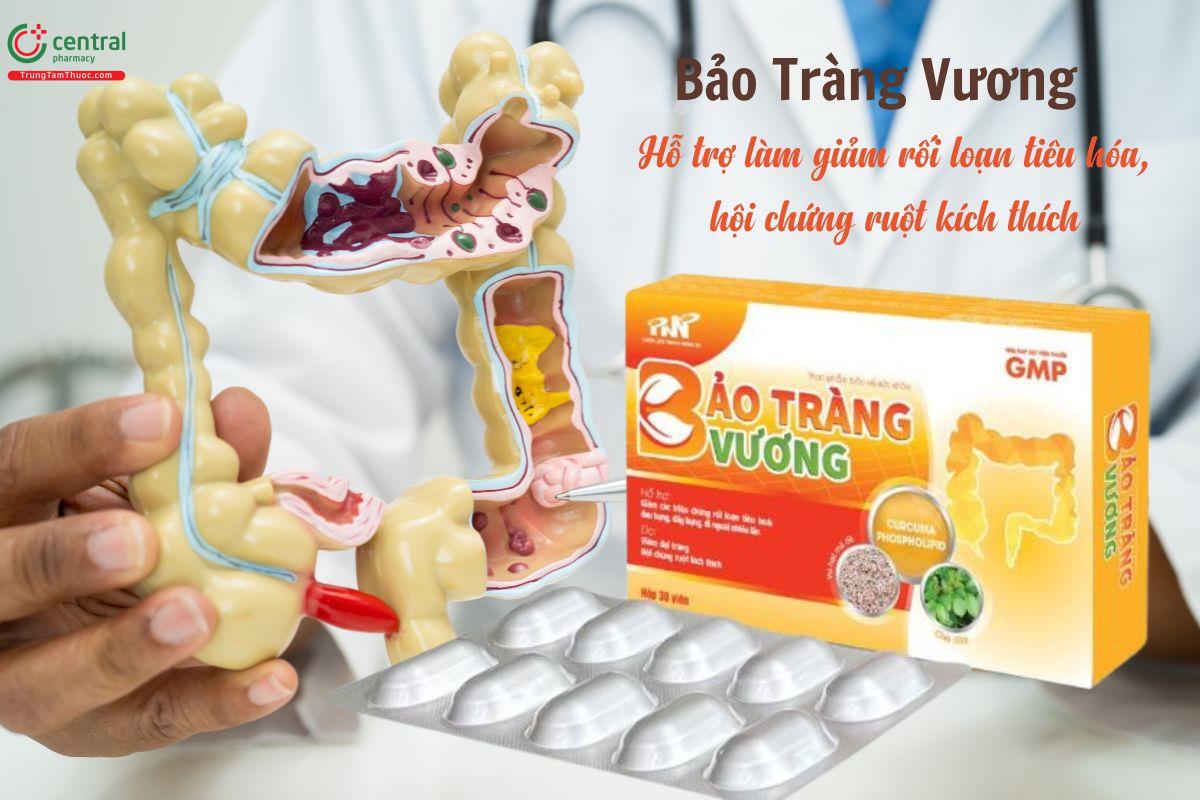 Bảo Tràng Vương hỗ trợ giảm rối loạn tiêu hóa, hội chứng ruột kích thích